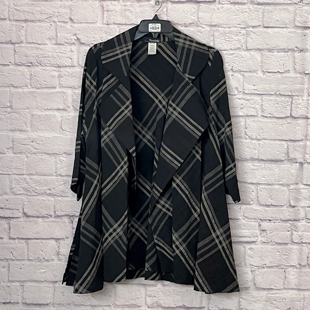 0897. Swing Coat Plaid